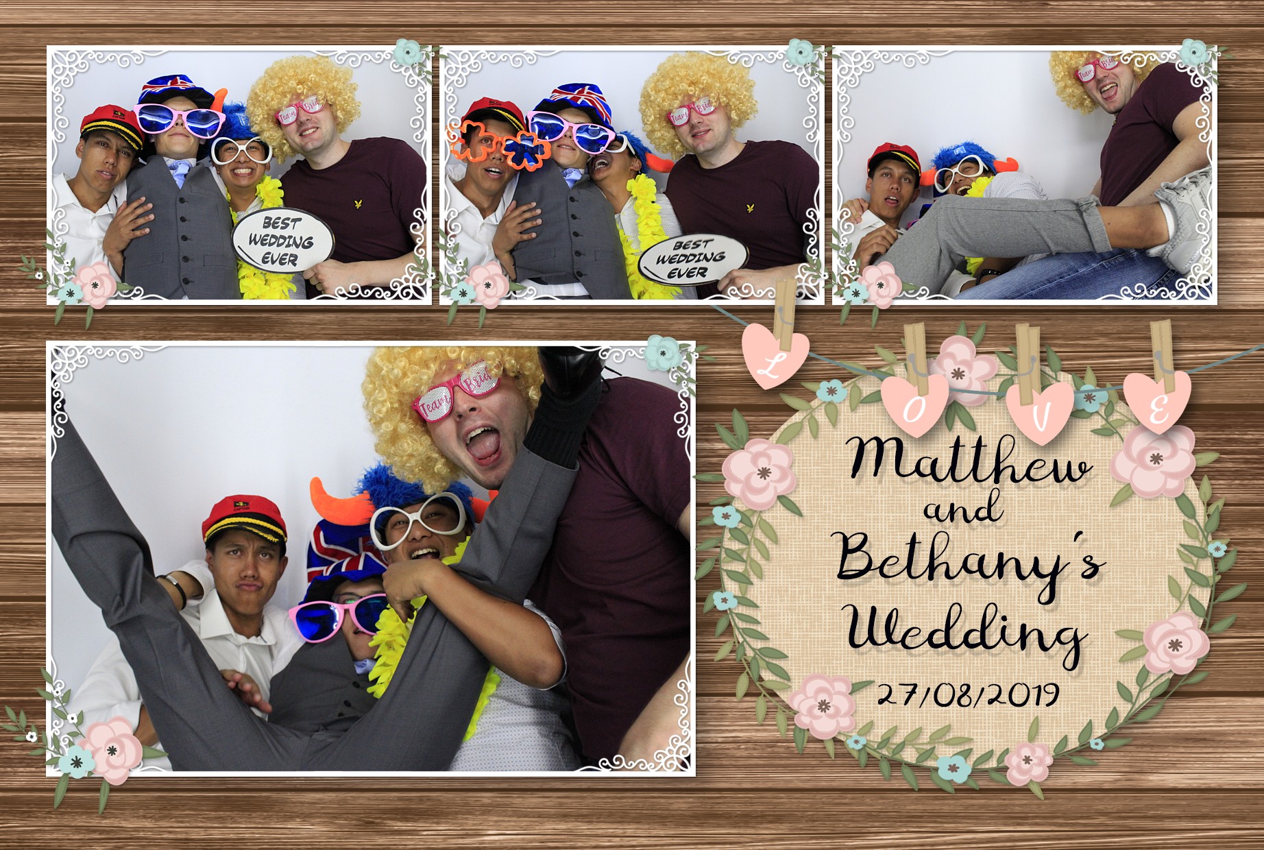 Matthew and Bethany’s Wedding | View more photos from the event at gallery.myphotoboothexperience.co.uk/u/MyPhotoBoothExperienceLtd/Matthew-and-Bethany’s-Wedding
